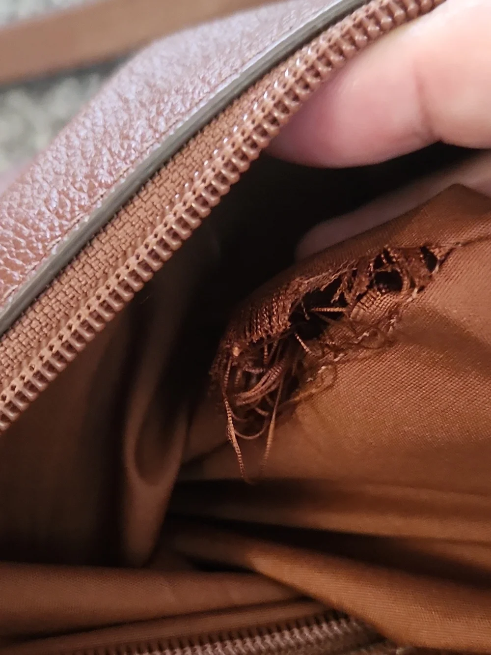 Fossil brown leather
